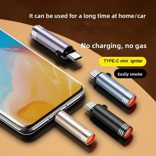 Type-C Mini Electronic Cigarette Lighter & Igniter for Smart Phones